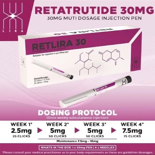 upa retatrutide UPA RETLIRA Retatrutide Pre Filled Pen 30mg